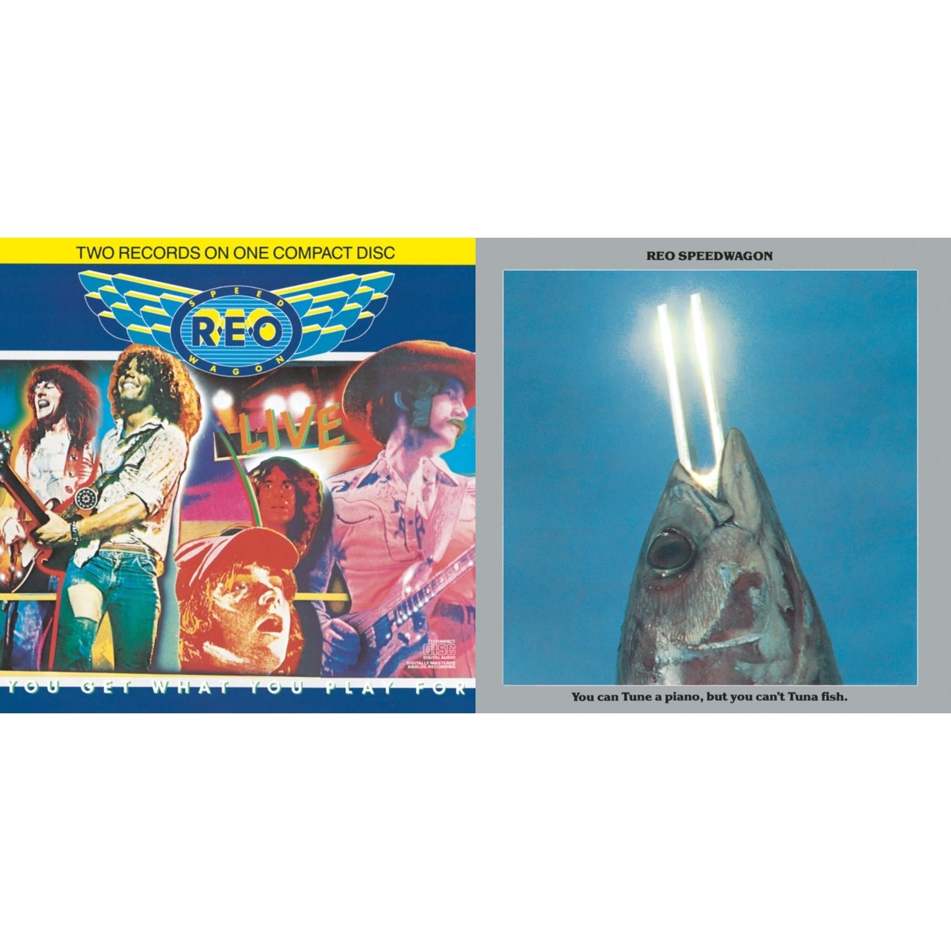 Reo Speedwagon - Live: You Get What You Play For & You Can Tune A Piano But You Can't Tuna Fish - CD Bundle