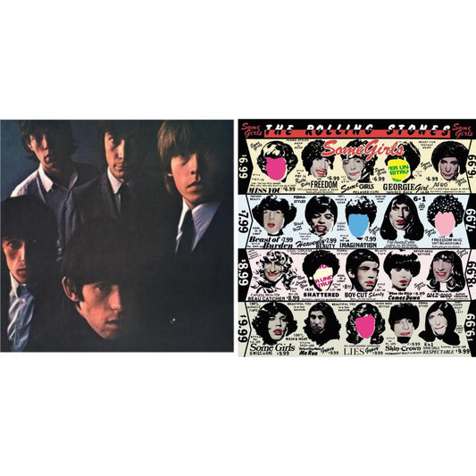 Rolling Stones - Rolling Stones No.2 (180G) & Some Girls - LP Vinyl Bundle