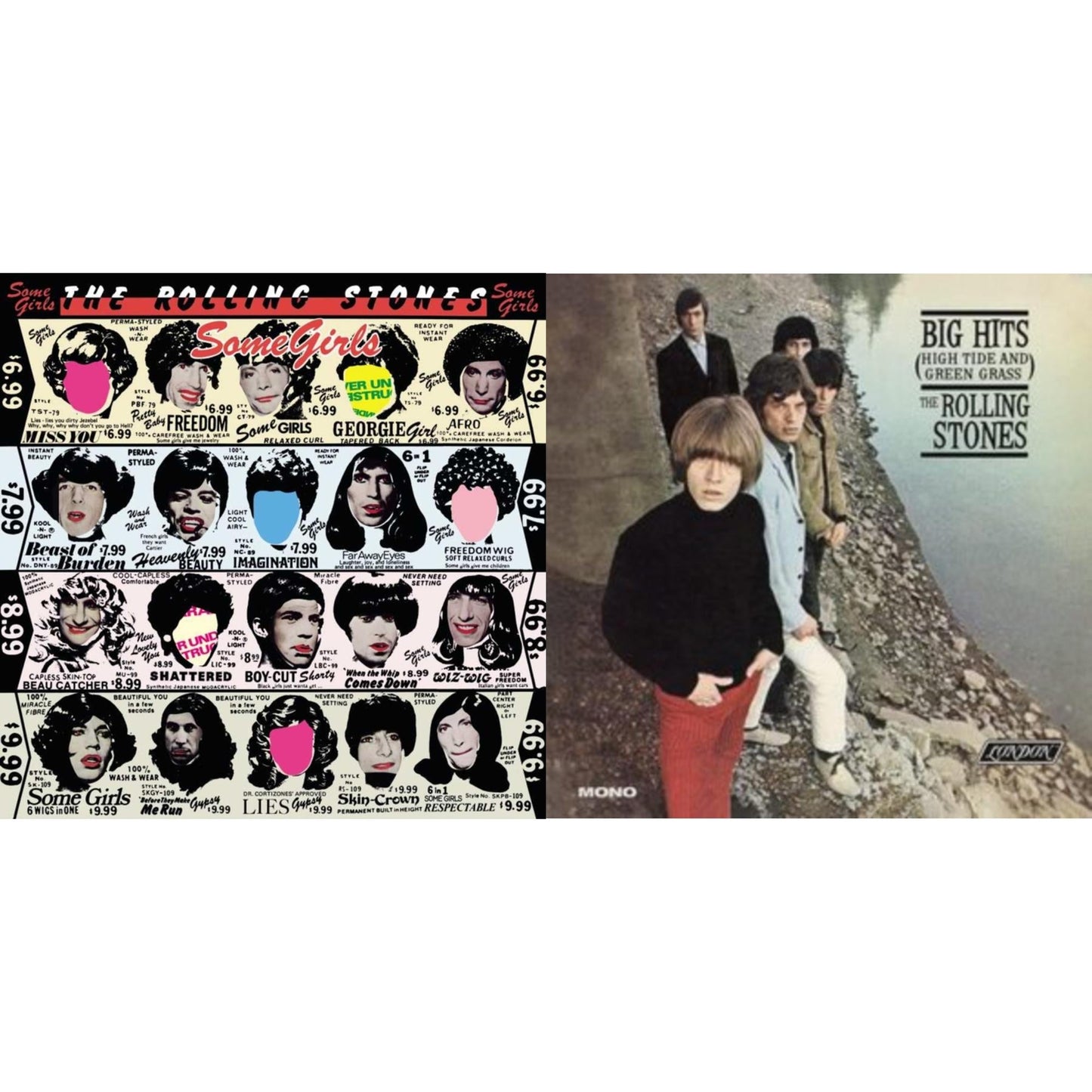 Rolling Stones - Big Hits (High Tide Green Grass LP Vinyl) & Some Girls