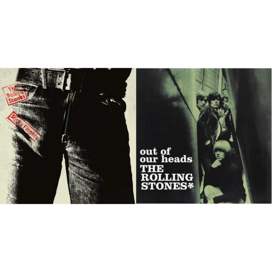 Rolling Stones - Out Of Our Heads (Uk) & Sticky Fingers - LP Vinyl Bundle
