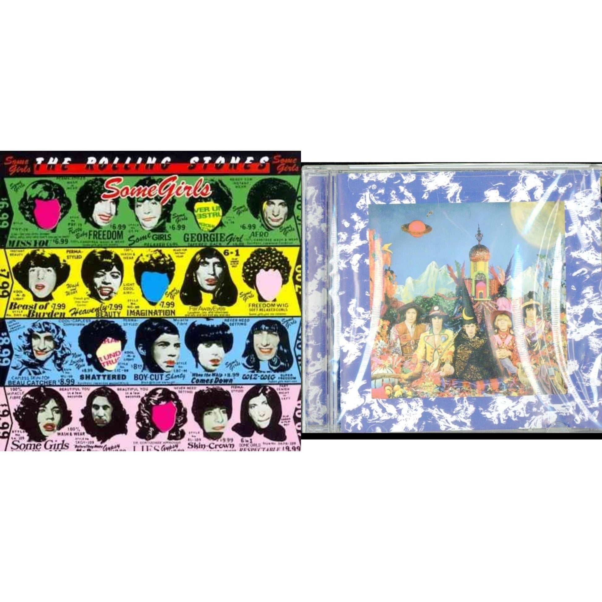 Rolling Stones - Their Satanic Majesties Request & Some Girls - CD Bundle