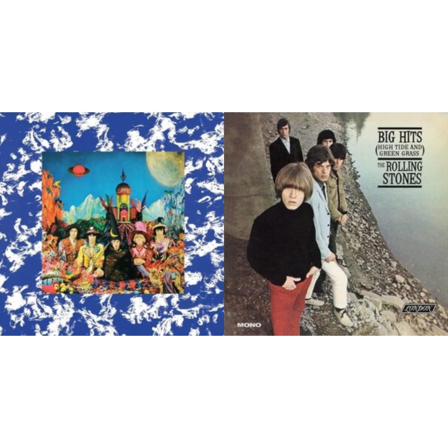Rolling Stones - Their Satanic Majesties Request & Big Hits (High Tide Green Grass LP Vinyl)