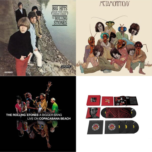Rolling Stones - Big Hits (High Tide Green Grass LP Vinyl) & Metamorphosis & Bigger Bang Live On Copacabana Beach (Multi Color Vinyl/3LP) & Tattoo You (2021 Remaster/5LP Box Set)