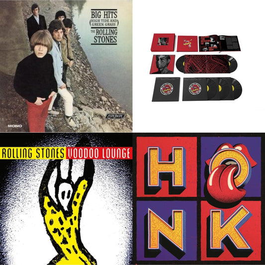 Rolling Stones - Big Hits (High Tide Green Grass LP Vinyl) & Tattoo You (2021 Remaster/5LP Box Set) & Voodoo Lounge (30Th Anniversary) (Red/Yellow Vinyl/2LP) & Honk (Translucent Red Vinyl/2LP)