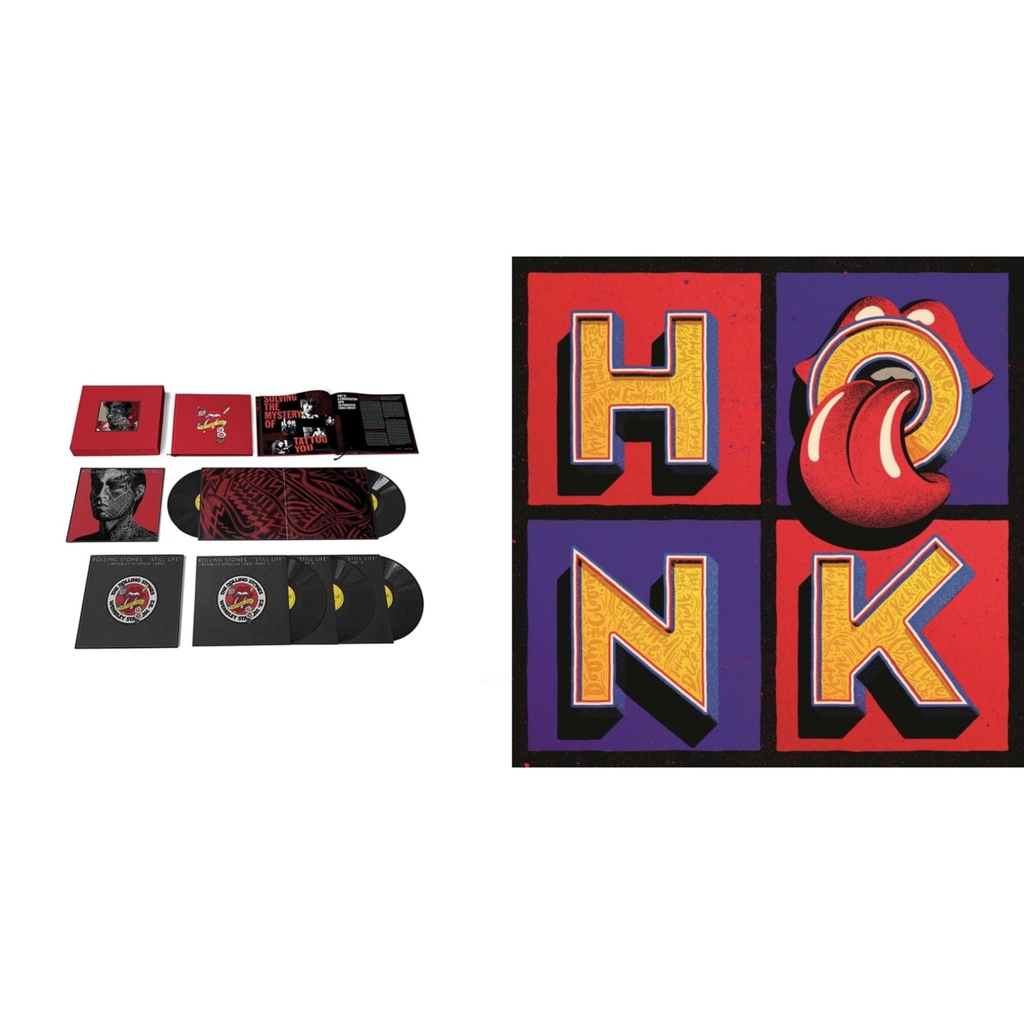 Rolling Stones - Tattoo You (2021 Remaster/5LP Box Set) & Honk (Translucent Red Vinyl/2LP)