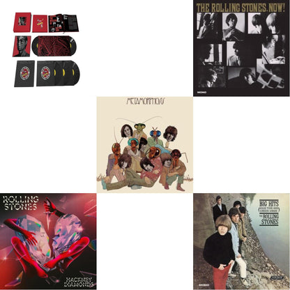 Rolling Stones - Big Hits (High Tide Green Grass LP Vinyl) & Metamorphosis & Rolling Stones, Now! & Tattoo You (2021 Remaster/5LP Box Set) & Hackney Diamonds