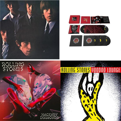 Rolling Stones - Rolling Stones No.2 (180G) & Tattoo You (2021 Remaster/5LP Box Set) & Hackney Diamonds & Voodoo Lounge (30Th Anniversary) (Red/Yellow Vinyl/2LP)