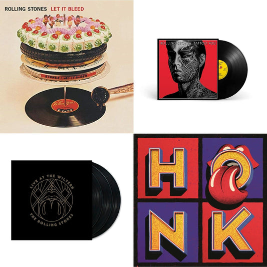 Rolling Stones - Let It Bleed (50Th Anniversary Edition) & Tattoo You (2021 Remaster) & Live At The Wiltern (3LP) & Honk (Translucent Red Vinyl/2LP)