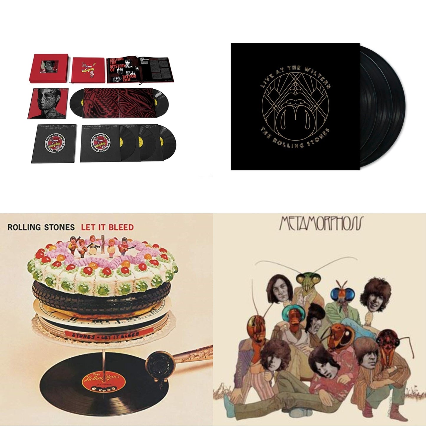 Rolling Stones - Metamorphosis & Let It Bleed (50Th Anniversary Edition) & Tattoo You (2021 Remaster/5LP Box Set) & Live At The Wiltern (3LP)