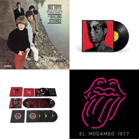 Rolling Stones - Big Hits (High Tide Green Grass LP Vinyl) & Tattoo You (2021 Remaster) & Tattoo You (2021 Remaster/5LP Box Set) & Live At The El Mocambo (4LP)