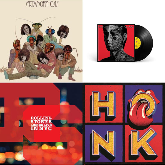 Rolling Stones - Metamorphosis & Tattoo You (2021 Remaster) & Licked Live In Nyc (White Vinyl/3LP) & Honk (Translucent Red Vinyl/2LP)