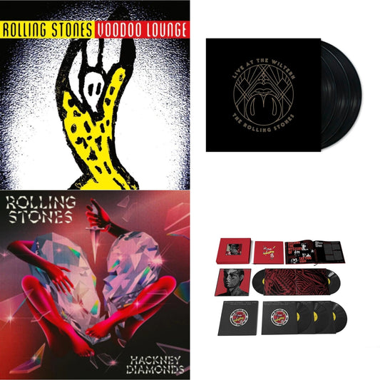 Rolling Stones - Tattoo You (2021 Remaster/5LP Box Set) & Hackney Diamonds & Live At The Wiltern (3LP) & Voodoo Lounge (30Th Anniversary) (Red/Yellow Vinyl/2LP)