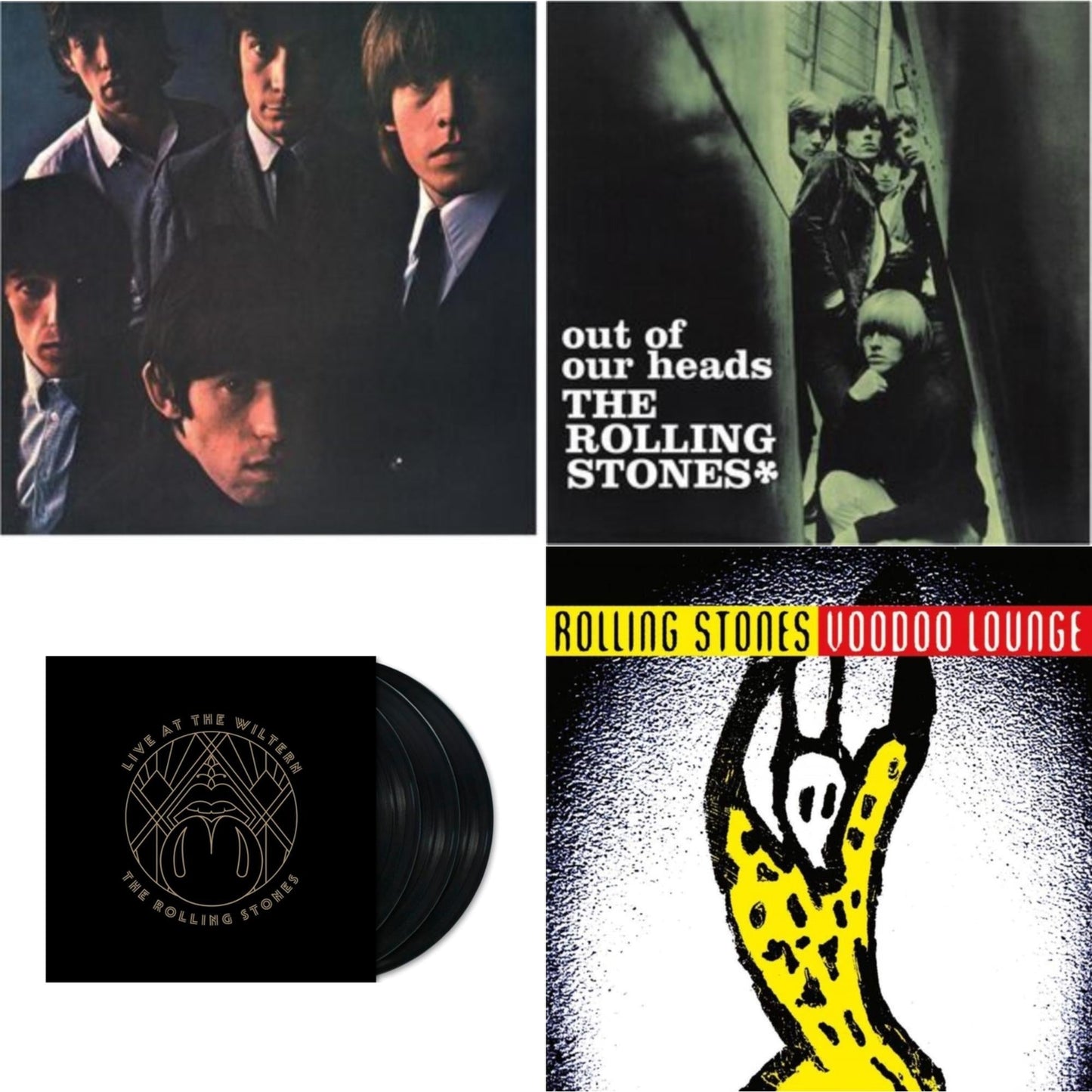 Rolling Stones - Rolling Stones No.2 (180G) & Out Of Our Heads (Uk) & Live At The Wiltern (3LP) & Voodoo Lounge (30Th Anniversary) (Red/Yellow Vinyl/2LP)