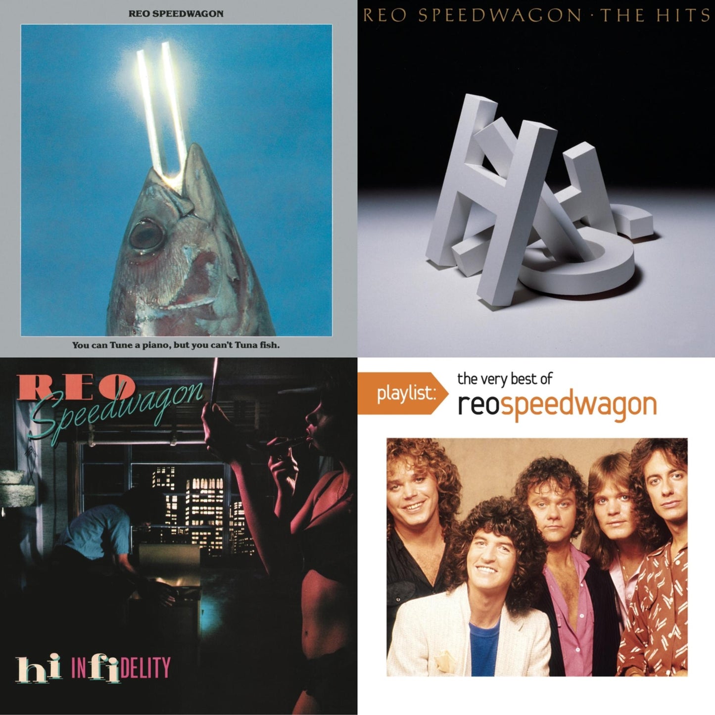 Reo Speedwagon - Hits & Hi Infidelity & You Can Tune A Piano But You Can't Tuna Fish & Playlist: Very Best Of Reo Speedwagon - CD Bundle