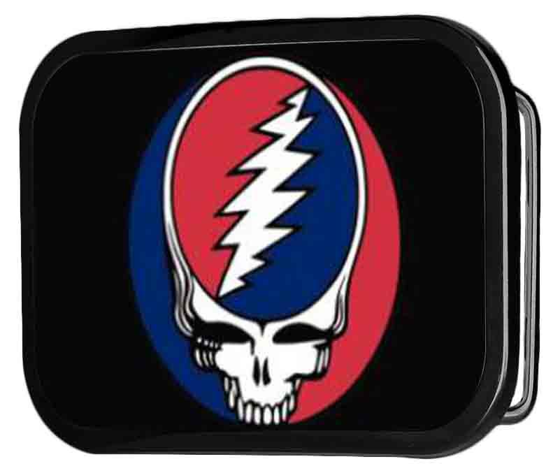 Grateful Dead Steal Your Face Black Rock Star Buckle
