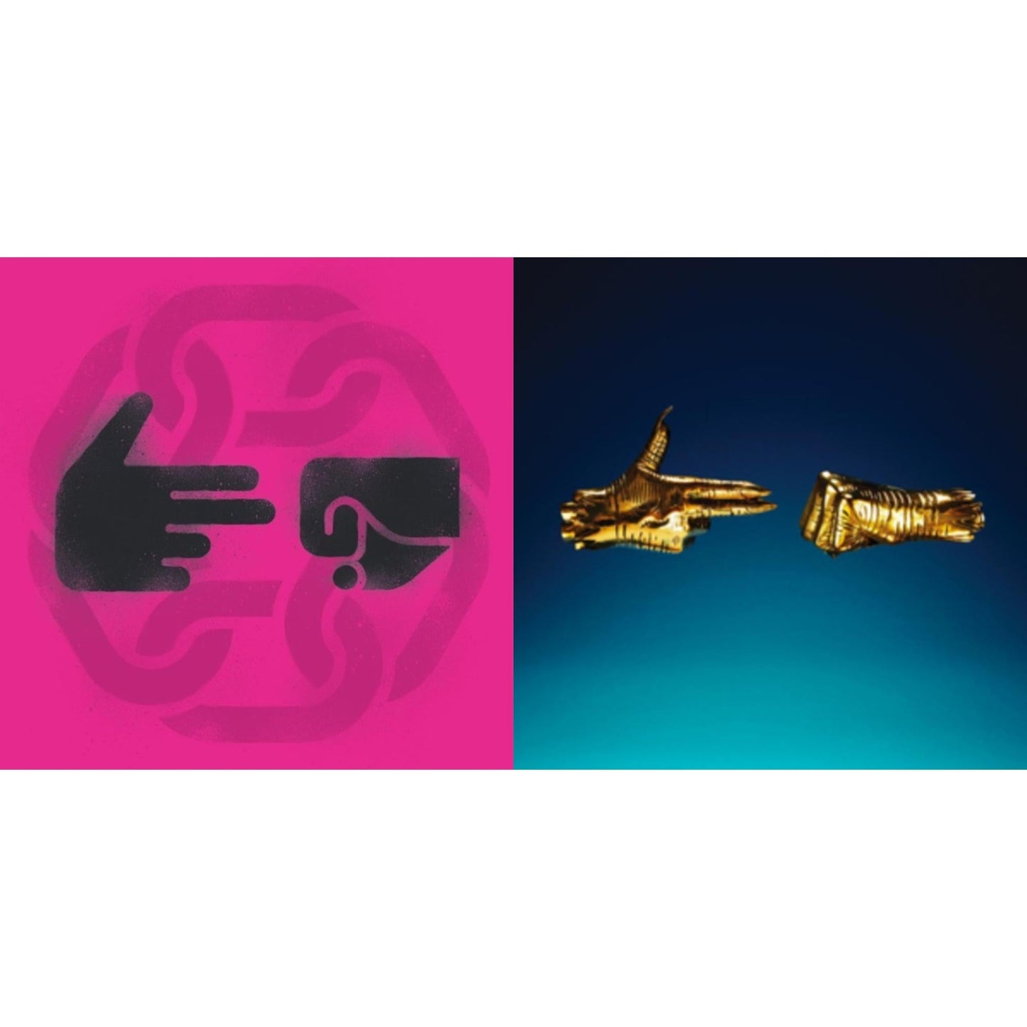 Run The Jewels - Rtj Cu4tro (2LP) & Run The Jewels 3 (White & Gold LP Vinyl)
