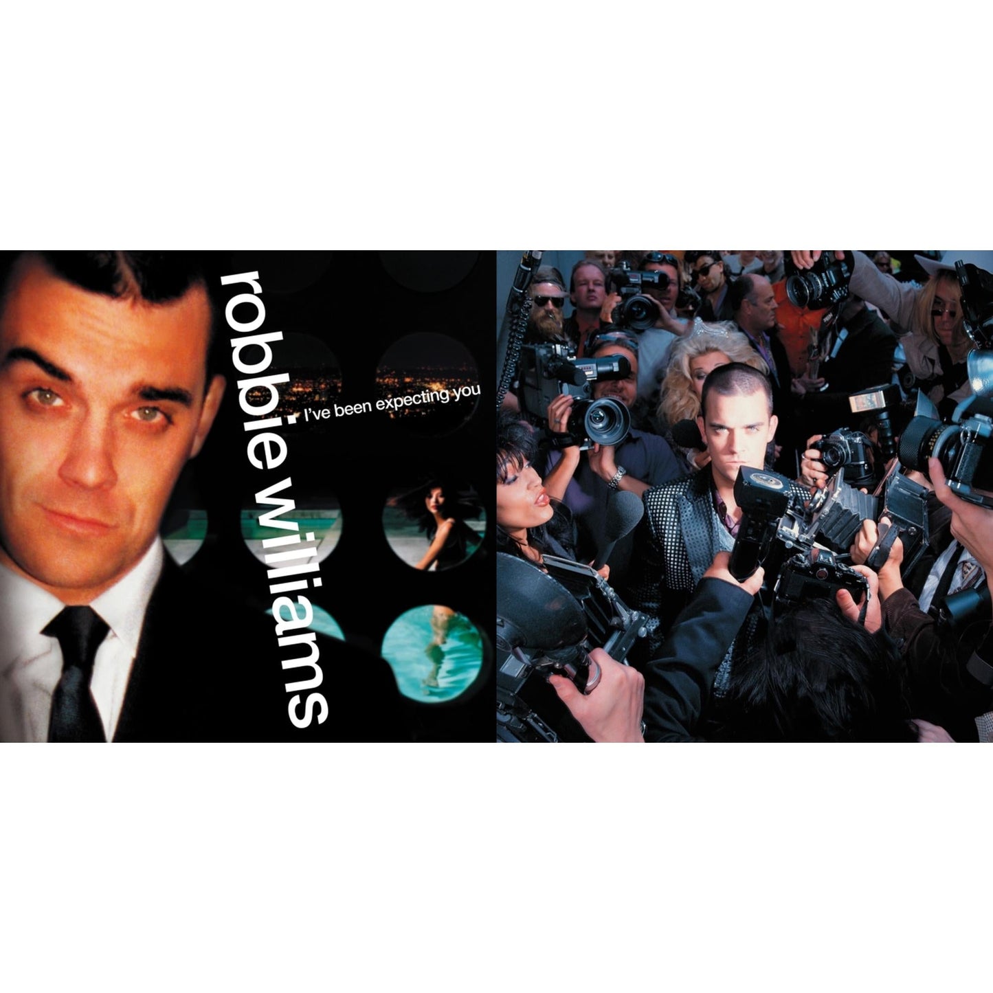 Robbie Williams - I've Been Expecting You & Life Thru A Lens - LP Vinyl Bundle