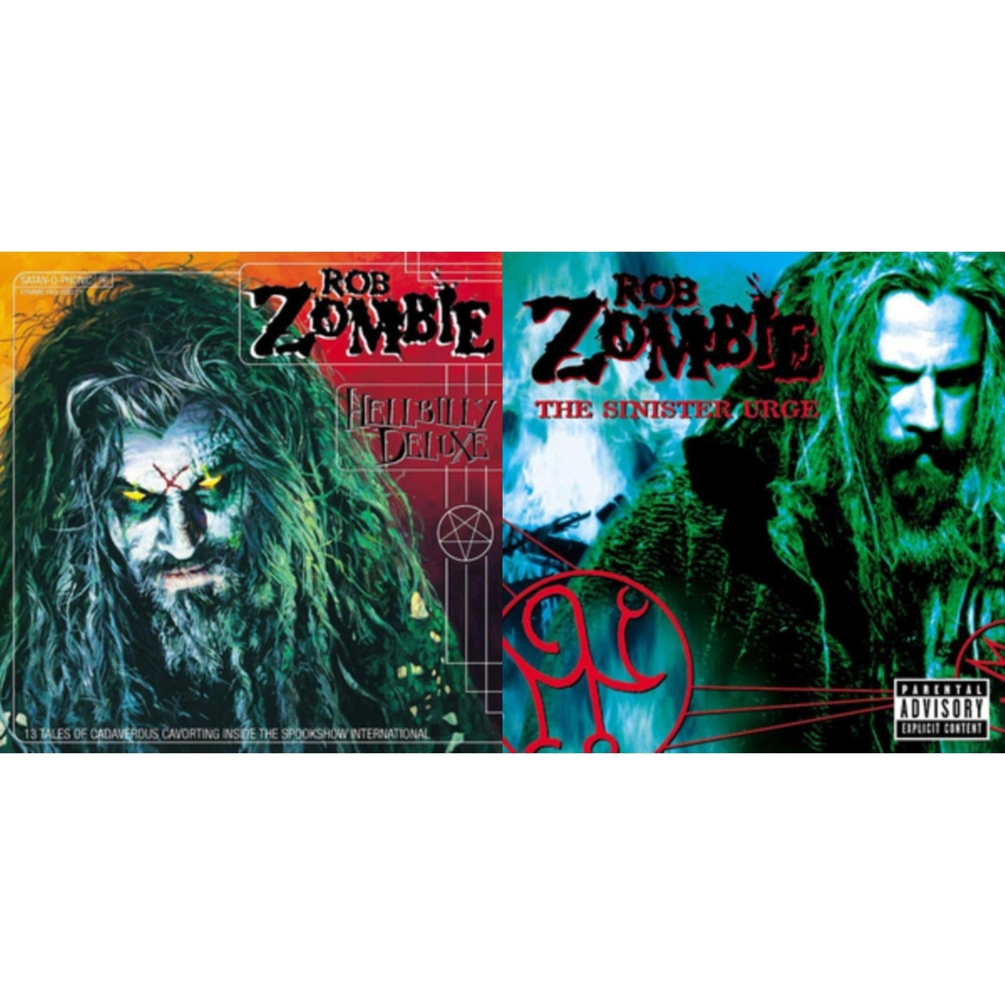 Rob Zombie - Hellbilly Deluxe & Sinister Urge - LP Vinyl Bundle