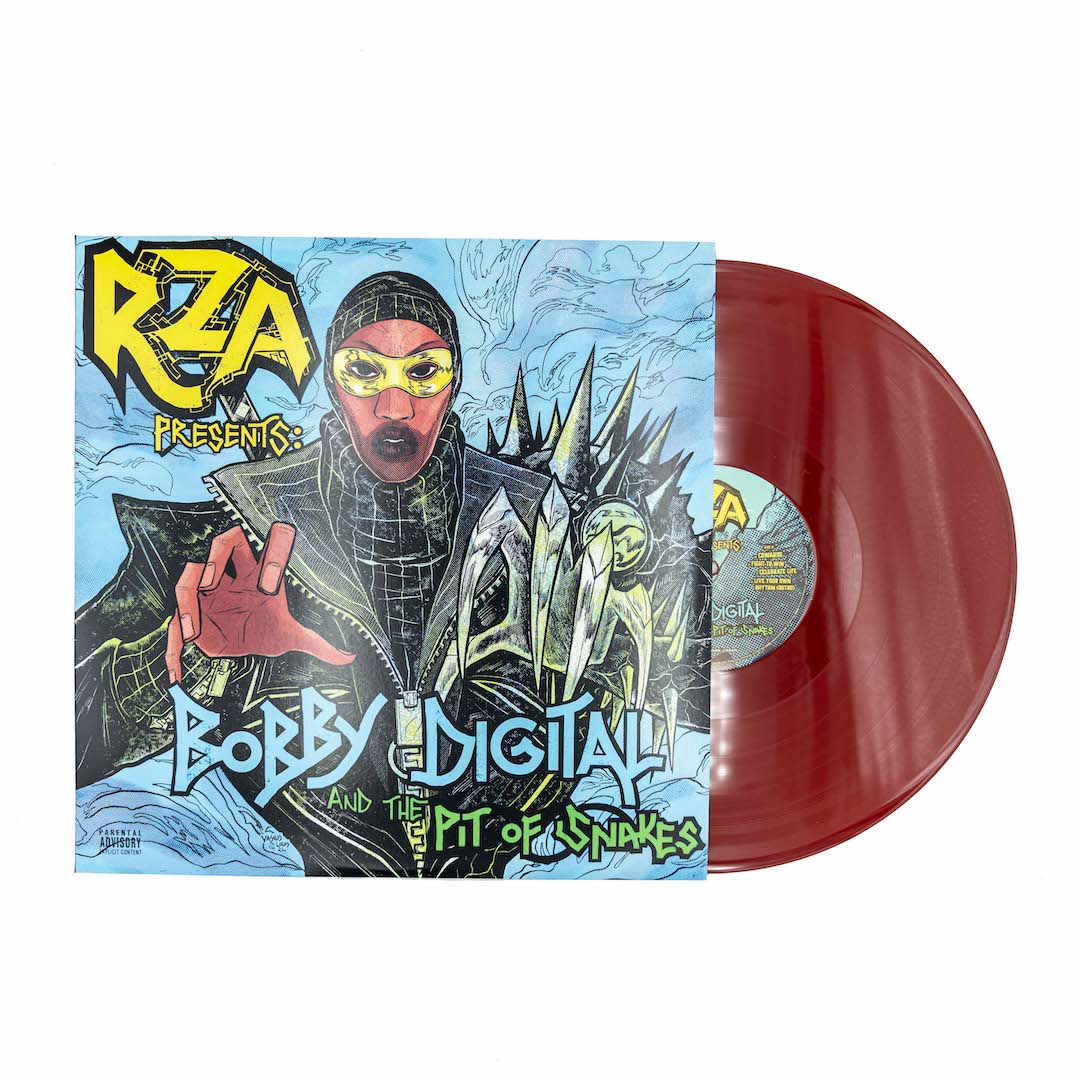 RZA Bobby Digital and The Pit of Snakes Vinyl Record Maroon Variant