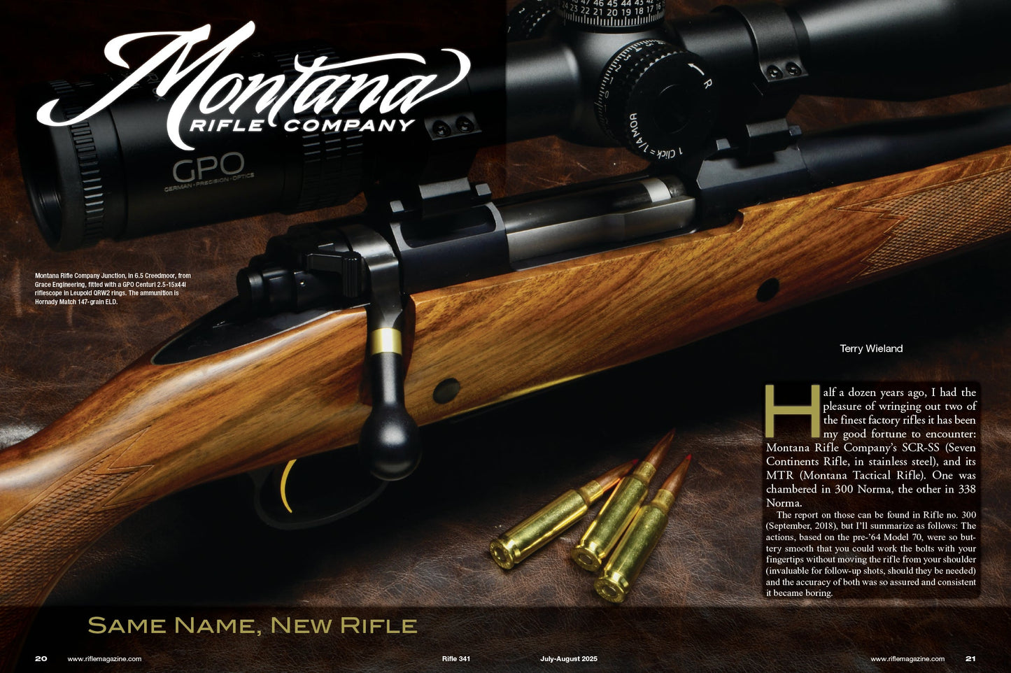 Rifle - July 2025: All American Issue, Iconic Firearms & Classic Americana, 270 Winchester Turns 100, Shaw Mark VII Rifles, Montana Rifle Company, Essential Gear For Gun Enthusiasts & More!