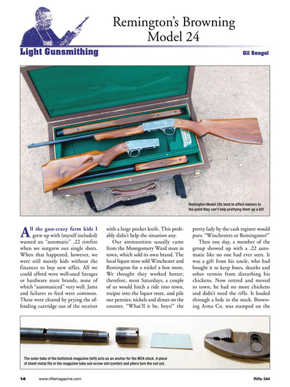 Rifle - January 2026: Athlon Argos HMR Scope Review, The Bolt-Action 223 Remington, Ballard Fever, DIY Fix For 22 Rimfire Dry-Firing Damage, Mossberg Patriot Walnut, Wilson Combat, NULA Rifles & More!