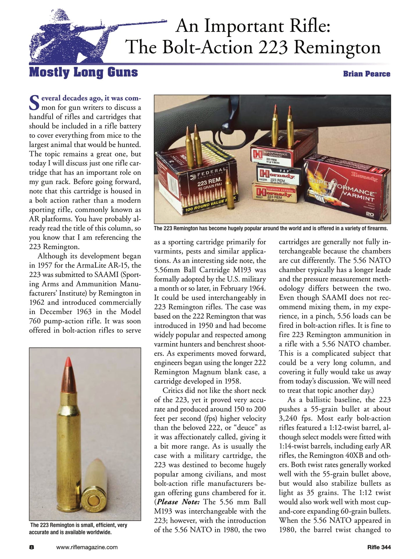 Rifle - January 2026: Athlon Argos HMR Scope Review, The Bolt-Action 223 Remington, Ballard Fever, DIY Fix For 22 Rimfire Dry-Firing Damage, Mossberg Patriot Walnut, Wilson Combat, NULA Rifles & More!