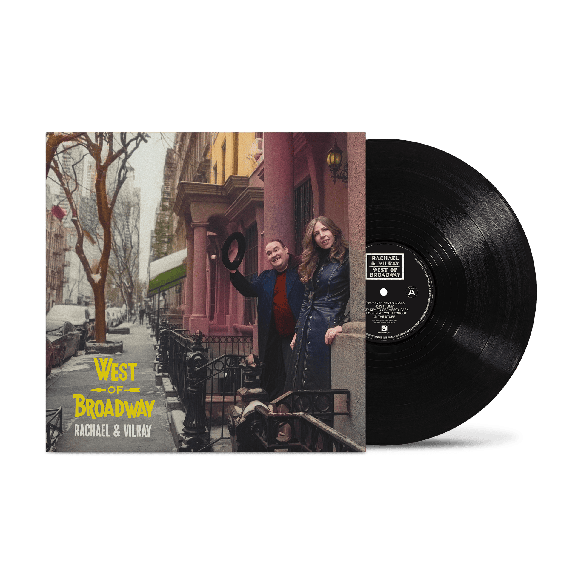Rachael and Vilray - West of Broadway - Black Vinyl Record