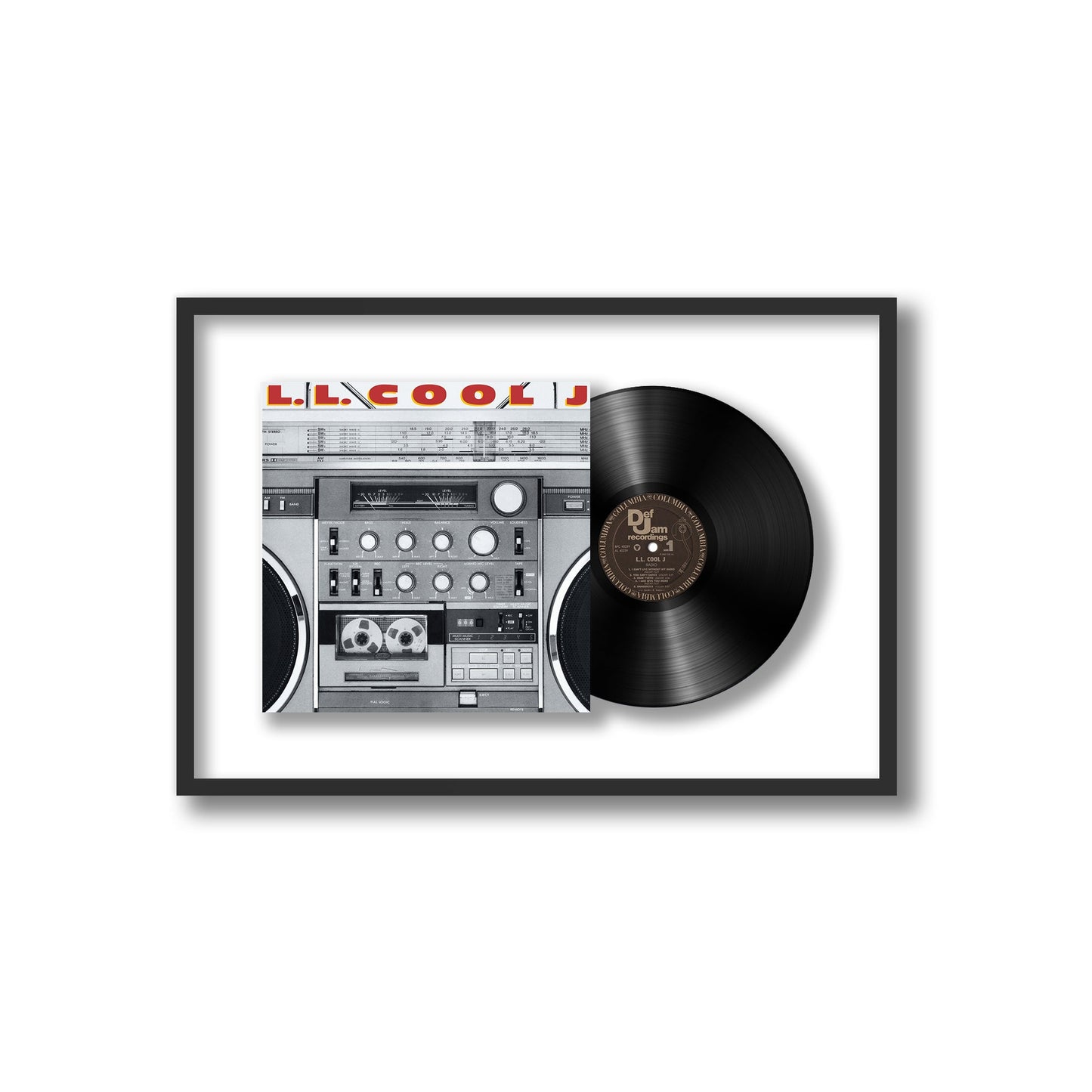 LL Cool J Radio Framed Vinyl Record