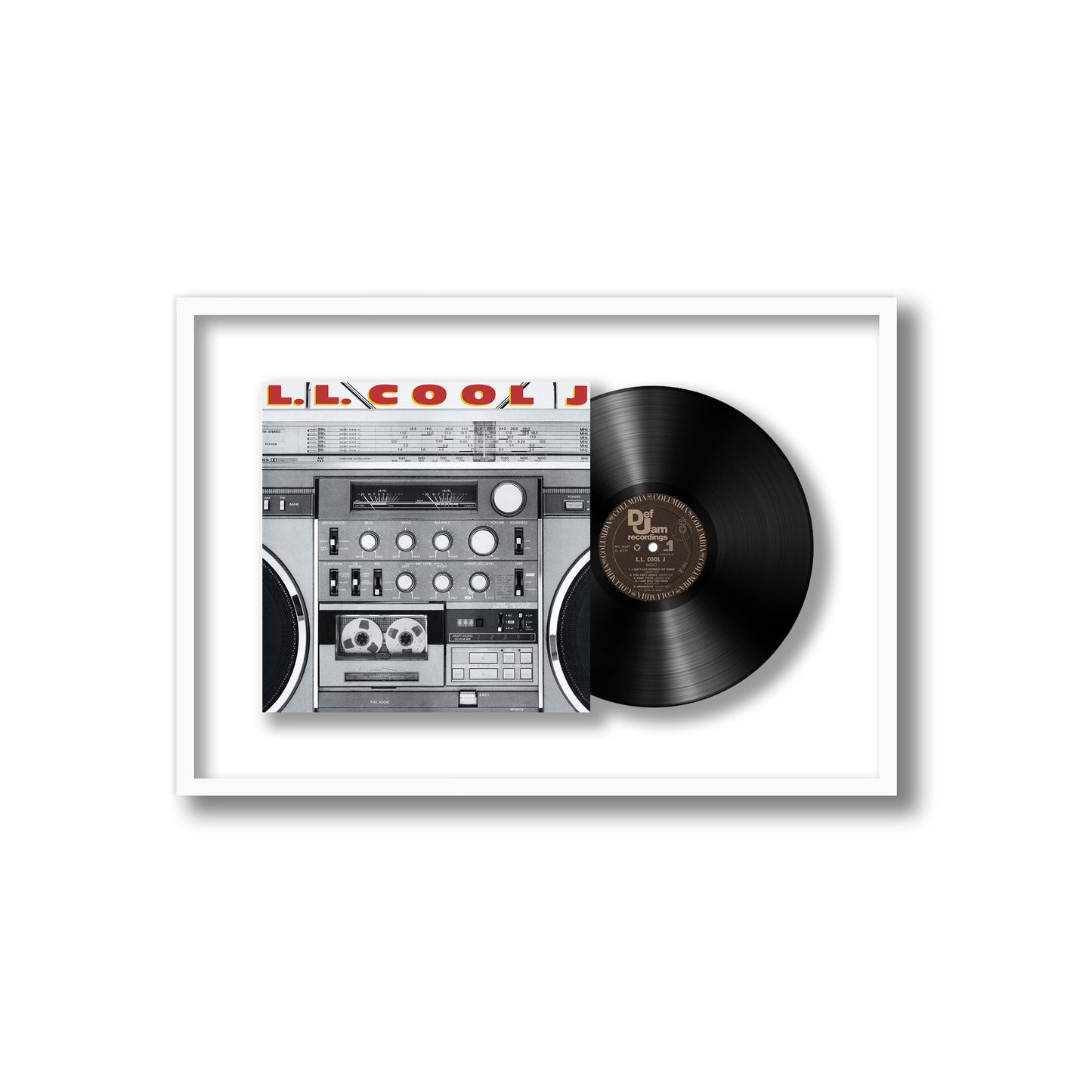 LL Cool J Radio Framed Vinyl Record