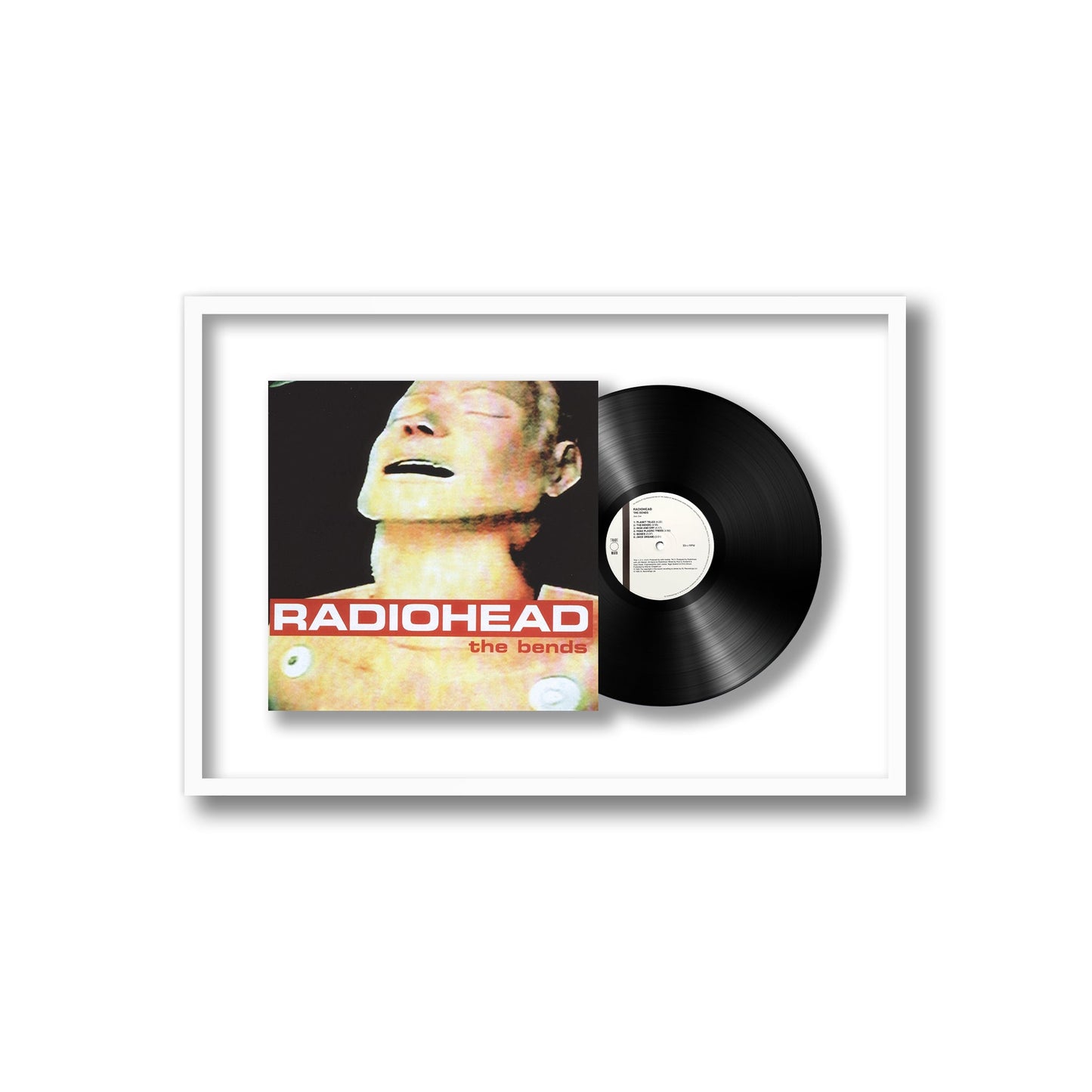 Radiohead The Bends Framed Vinyl Record