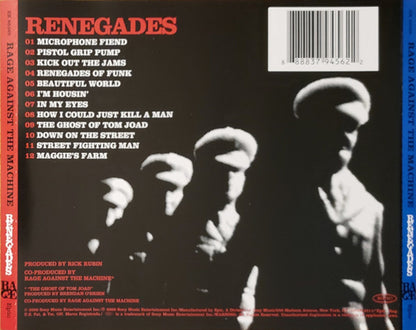 Rage Against The Machine – Renegades Music CD