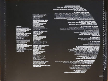 Rage Against The Machine – Renegades Music CD