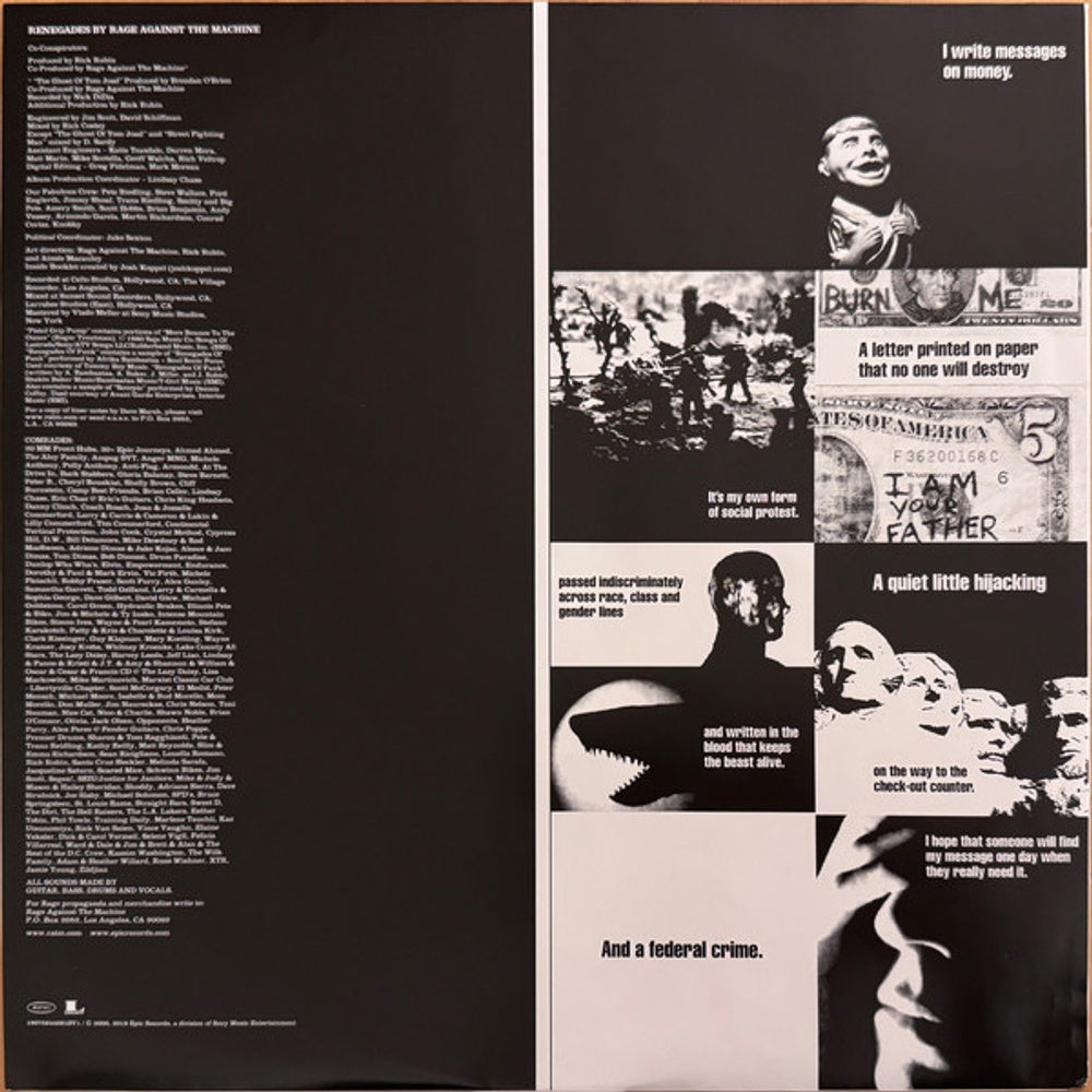 Rage Against The Machine – Renegades (LP Vinyl) Vinyl Record