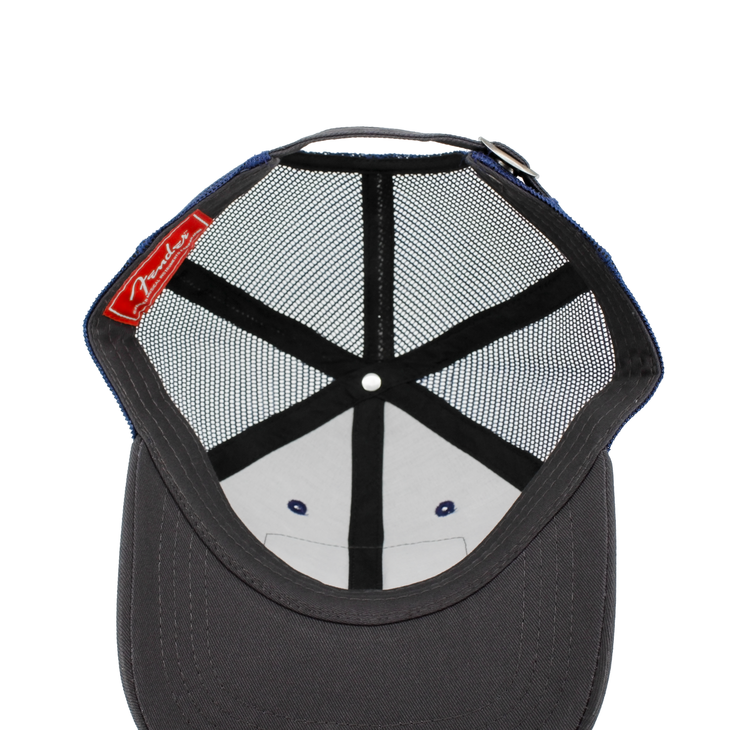 Fender Raglan Bones Mesh Hat Grey Blue