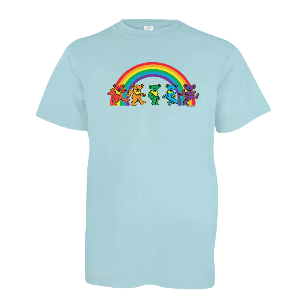 Grateful Dead Rainbow Bears Kids Youth T Shirt