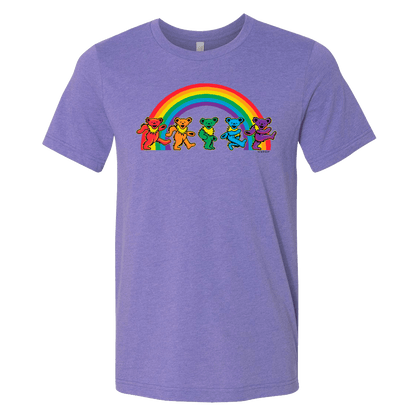 Grateful Dead Rainbow Bears Unisex T Shirt