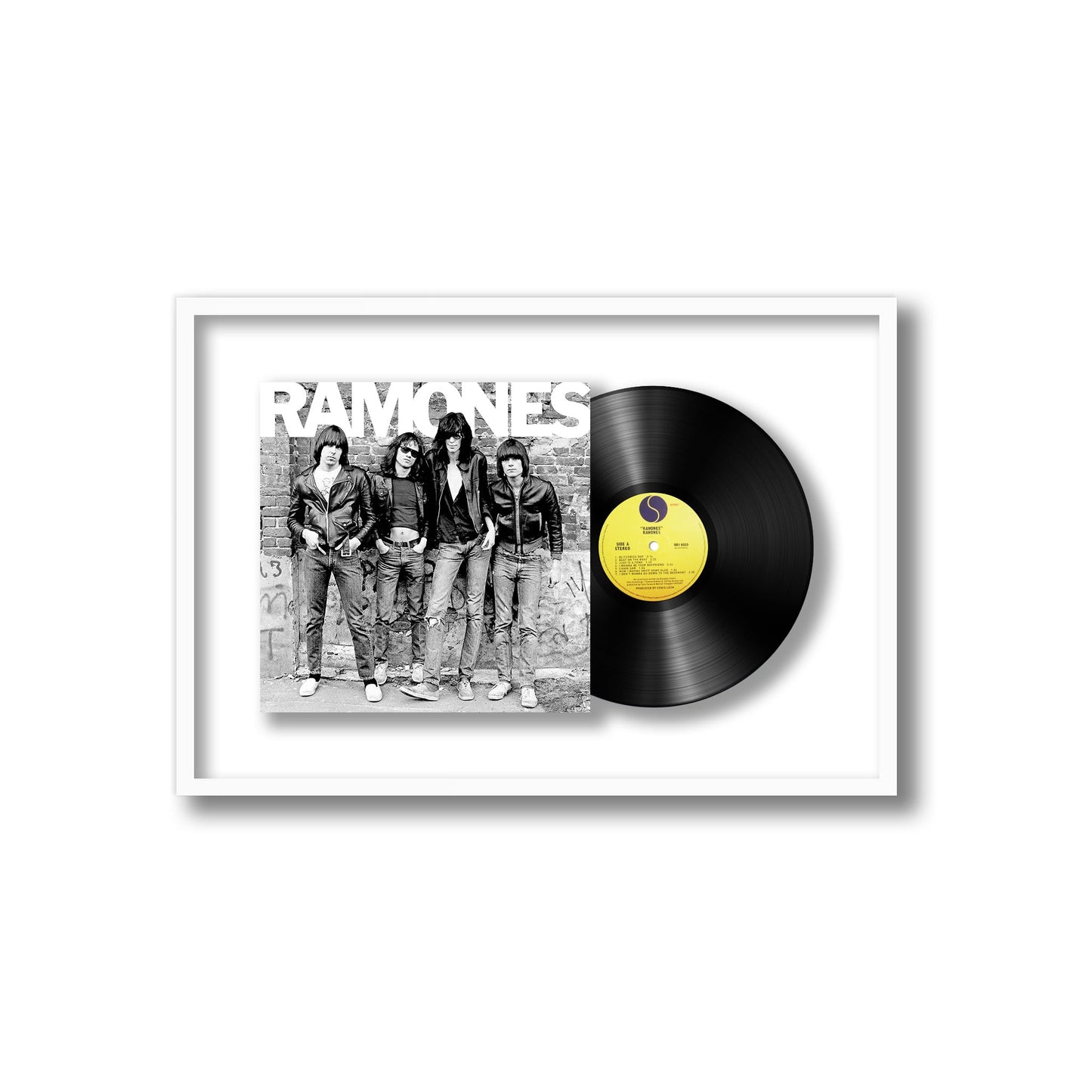Ramones Framed Vinyl Record