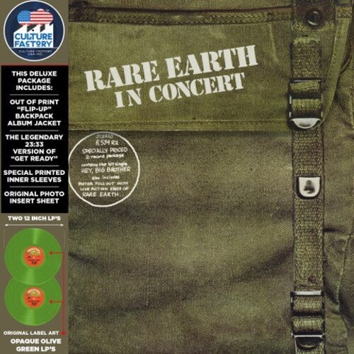Rare Earth - In Concert (Green Vinyl) (2 LPs) Vinyl Record