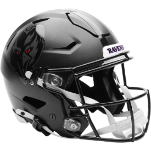 Baltimore Ravens Full Size Authentic SpeedFlex Football Helmet 2026 Darkness - NFL