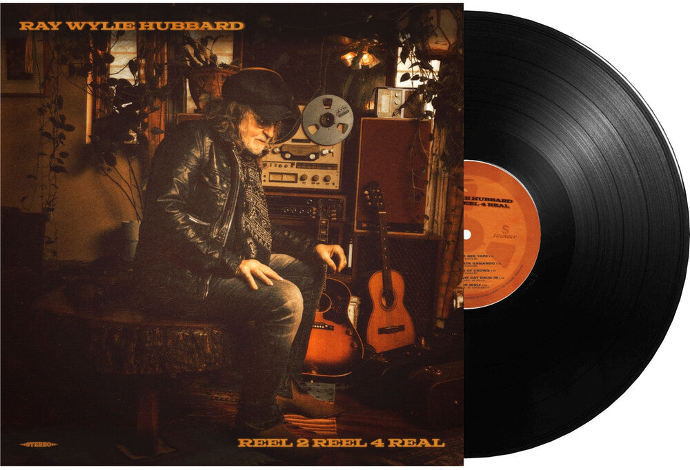 Ray Wylie Hubbard – Reel 2 Reel 4 Real (Black LP Vinyl) Vinyl Record