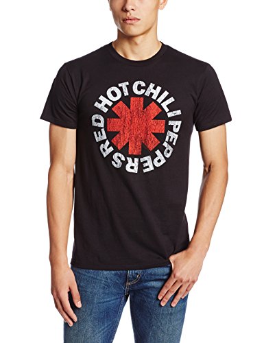 Red Hot Chili Peppers Distressed Logo [T-Shirt] Officially Licensed