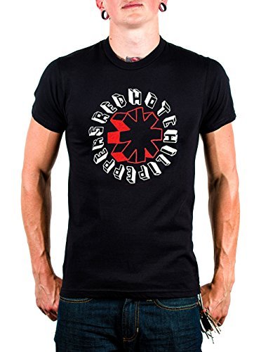 Red Hot Chili Peppers Men'S Rhcp Hand Drawn T-Shirt, Black, Medium [T-Shirt] Officially Licensed