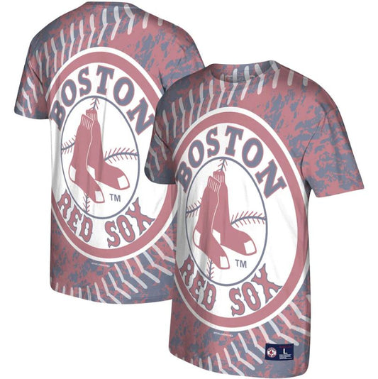 Boston Red Sox Mitchell & Ness Red Jumbotron T-Shirt