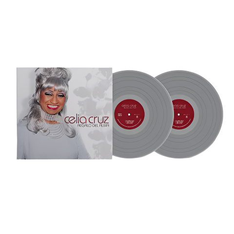 Celia Cruz - Regalo del Alma Vinyl Record 2 LP (Silver)