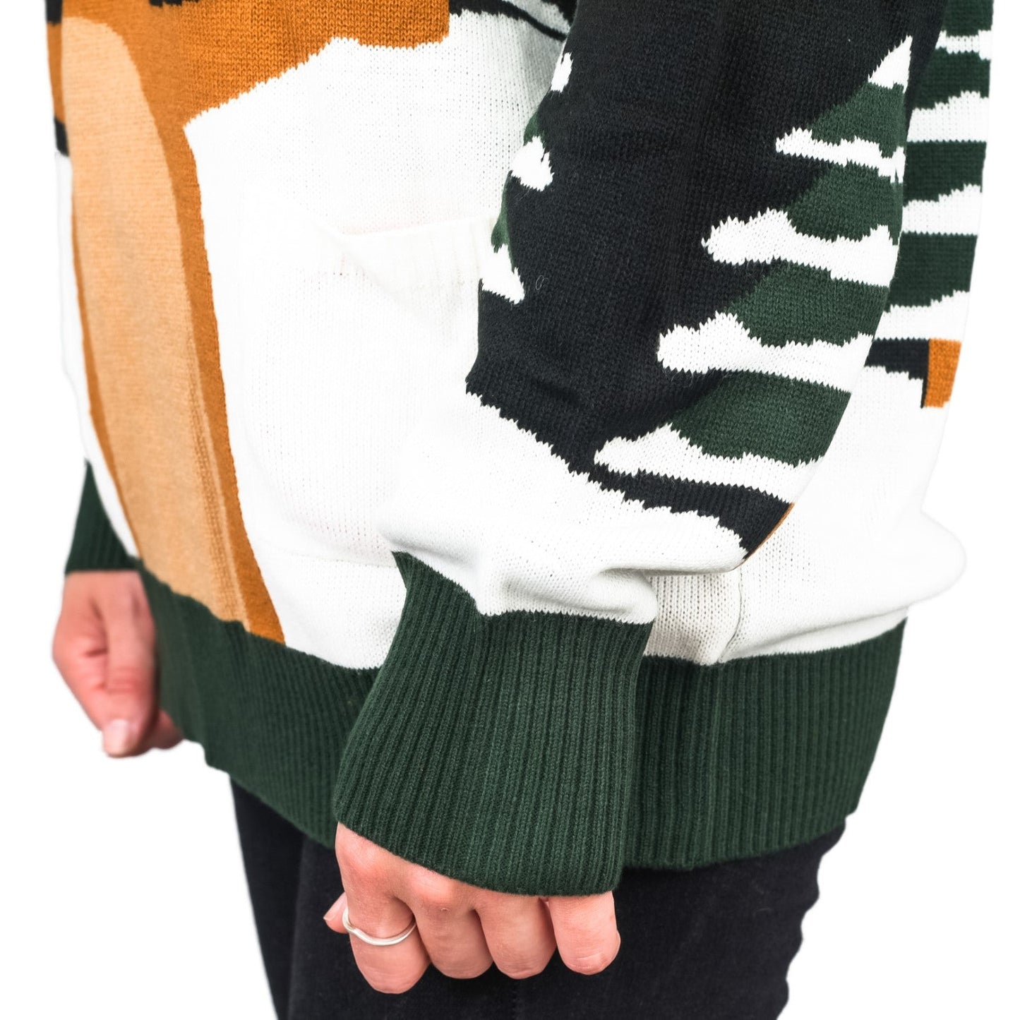 Funny Unisex Reindeer Ring Toss 3D Ugly Christmas Sweater