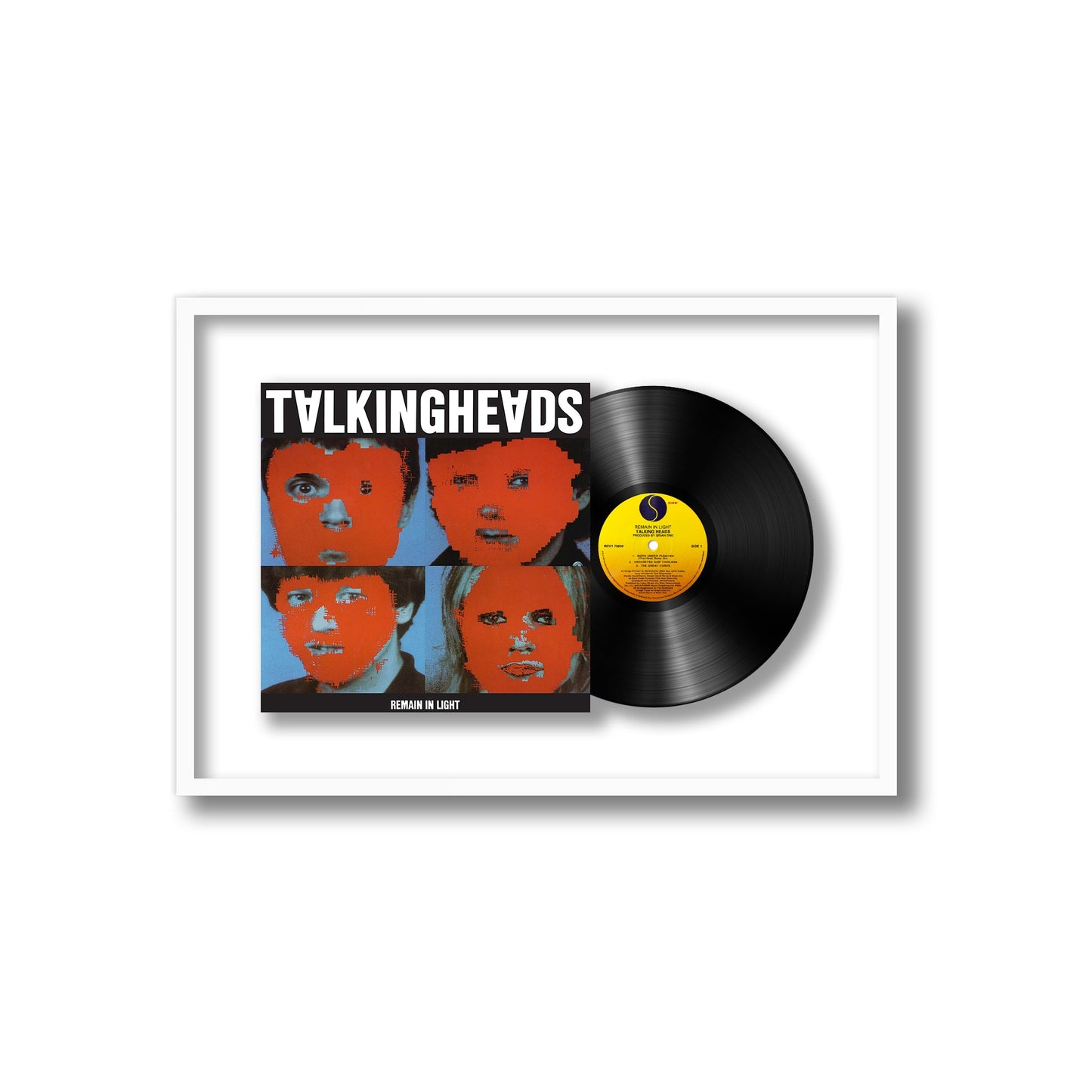 Talking Heads Remain in Light Framed Vinyl Record