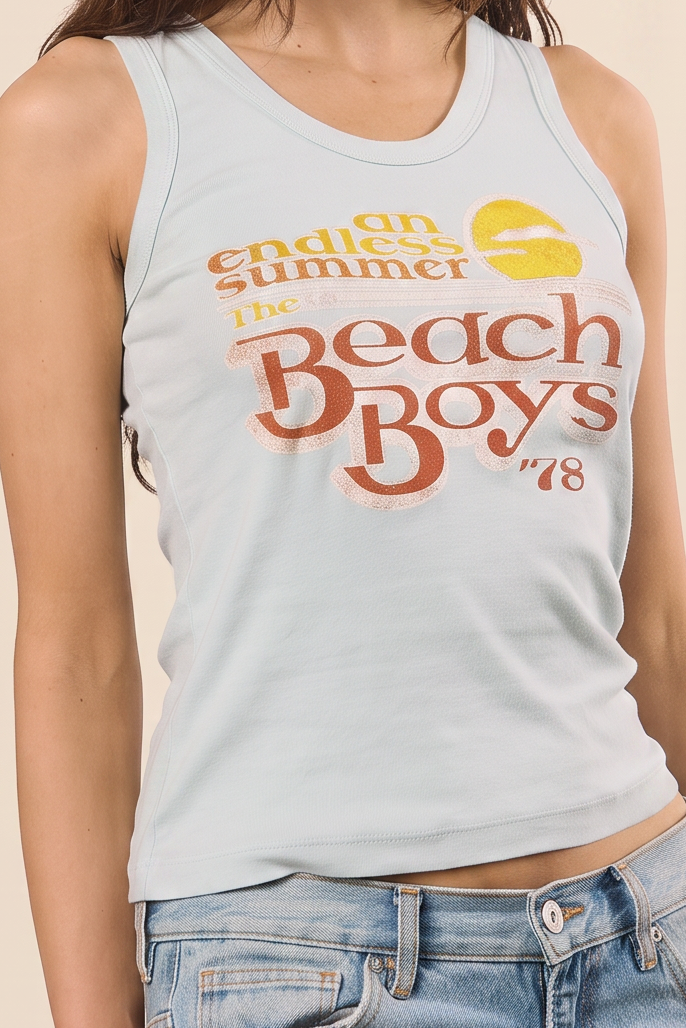 The Beach Boys 1978 Endless Summer Womens Tank Top Shirt Officially Licensed