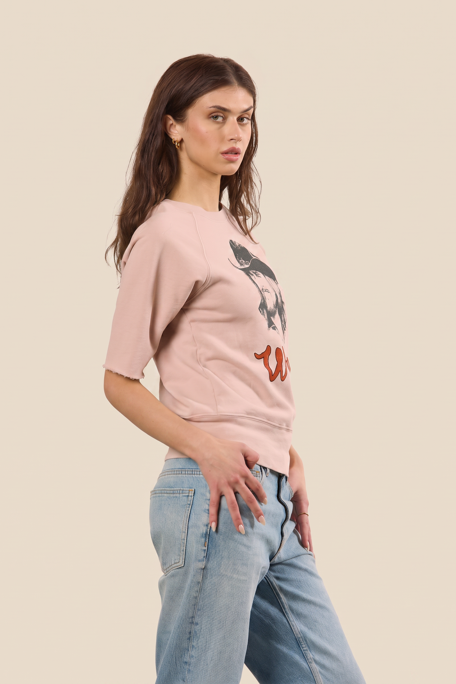 Waylon Jennings Womens Raglan Shirt Pink Officially Licensed