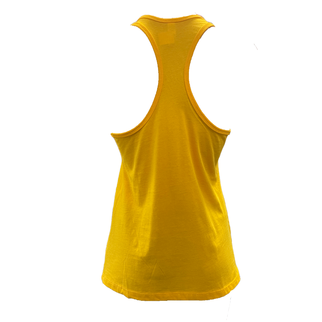 Womens Yellow Hulkamania Tank Top