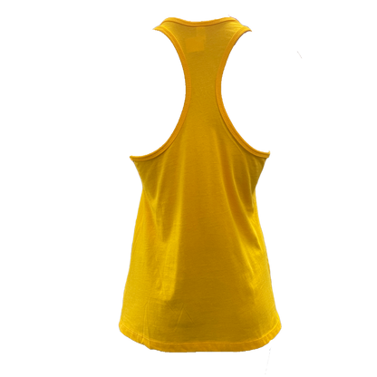 Womens Yellow Hulkamania Tank Top
